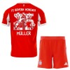 Fodboldsæt FC Bayern München Thomas Muller 25 Special Edition Hjemmebanetrøje 2025-26 TIL Børn